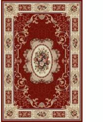  Covor rosu cu flori si modele geometrice 542 Selectează mărime: 150 X 230 Covor