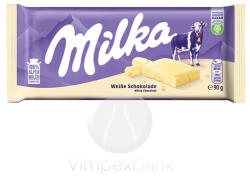 Milka fehércsokoládé táblás 90g /24/ - delfinbuvar