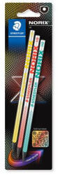 STAEDTLER Grafitceruza készlet, HB, STAEDTLER "Norix® 181", 3 különböző szín (181-HBBK3)