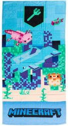 Mojang Minecraft Trident fürdőlepedő, strand törölköző 70x140 cm