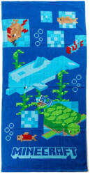 Mojang Minecraft Aquatic fürdőlepedő, strand törölköző 70x140 cm