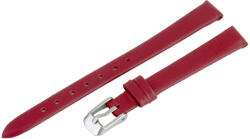  Karóra bőrszíj, piros színű, varrás nélküli, 65+105 mm / 10 mm (6487-1)