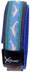 X-treme szíj, 196, kék-fehér delfin mintás 20 mm (6095-2)