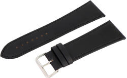  Karóra szíj, fekete színű, varrott, 85+125 mm / 30 mm XL (6587-0)