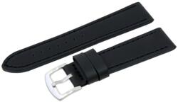 Karóra szíj, fekete színű szíj, 85+125 / 24 mm XL (6565-7)