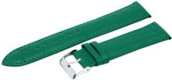  Minőségi bőrszíj, zöld színű, 75+125 / 22 mm (6518-9)