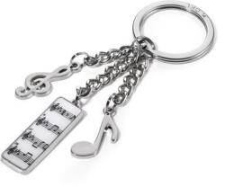 TROIKA Kulcstartó, 3 charm dísszel, TROIKA "5. Sinfonie (KR12-05/CH) - iroszer24