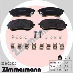 ZIMMERMANN Set placute frana ZIMMERMANN 22660.210. 2 (22660.210.2)
