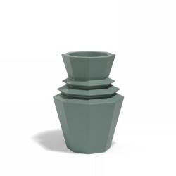 Vondom Ghiveci plante design decorativ modern exterior/interior ORIGAMI Hinoki 19x19x25cm (44214A VD)