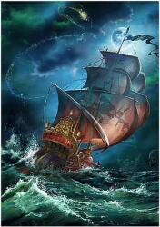 NORIMPEX - Puzzle Pictura cu diamant: Barca cu pânze în furtună 30x40 cm - 1 - 39 piese