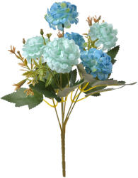 Clayre & Eef Buchet flori artificiale verzi albastre 15x10x30 cm (6PL0265)