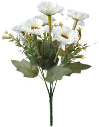 Clayre & Eef Buchet flori albe verzi 10x10x30 cm (6PL0245)