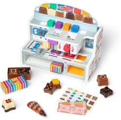 Melissa & Doug Set de joaca din lemn Fabrica de ciocolata (MD50889) - kidostore Bucatarie copii