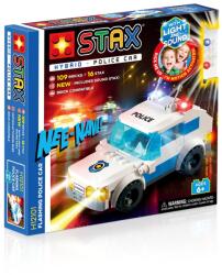 Open Brick Source Jucarie Stax - Set constructie copii cu lumini si sunete - Masina de politie (H12101) - drool