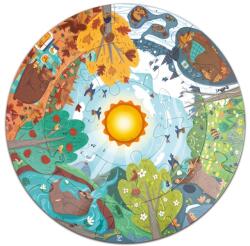Hape Puzzle copii cu anotimpurile, lumini led (17 piese) (E1636A) - drool