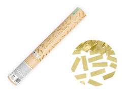 PartyDeco Tun confetti cu fasii aurii - 40 cm (TUKB40-019-609)