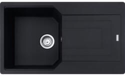 Franke Chiuveta bucatarie Franke Urban UBG 611-86, 860x500mm, fragranite Matte Black (114.0687.287) Chiuveta