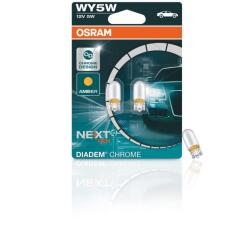 OSRAM 12V WY5W W2, 1x9, 5d 12V diadem chrome portocaliu 2buc (870)