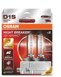 OSRAM Bec xenon Osram D1S XENARC NIGHT BREAKER LASER +200% BOX (1578)