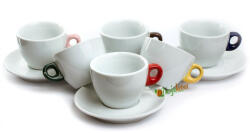  Giacinto cappuccino csésze színes fogantyúval 195 ml 6 db (MJ01L-0C)