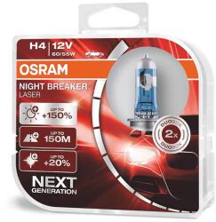 OSRAM H4 OSRAM Night Breaker Laser +150% BOX 2buc (1573)