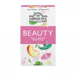 Ahmad Tea BEAUTY - funkcionális tea őszibarackkal, szentjánoskenyérrel és rózsaszirommal 20 x 1, 5 g (1020398)