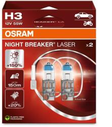 OSRAM H3 OSRAM Night Breaker Laser +150% BOX 2buc (1653)