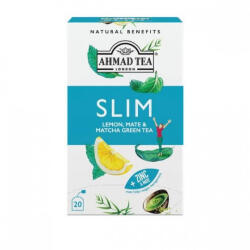 Ahmad Tea SLIM - funkcionális tea citrommal, matéval és matchával 20 x 1, 5 g (1020350)