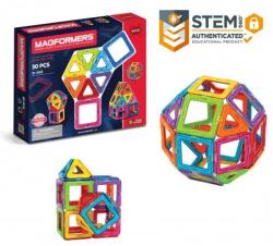 Clics Toys Set magnetic de construit- Magformers, 30 piese (clic-701005) Jucarii de constructii magnetice
