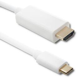 Qoltec Displayport Alternate mód | USB 3.1 type C férfi | HDMI A férfi | 4K | 2m (50415)