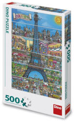 Dino Puzzle Turnul Eiffel, 500 piese - DINO TOYS (38458) Puzzle
