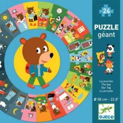 DJECO Puzzle circular Ziua, Djeco (DJ07015) Puzzle