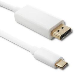 Qoltec Displayport Alternate mód | USB 3.1 típus C apa | Displayport apa | 5K | 1m (50412)