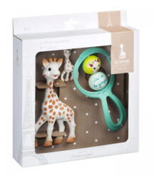 Vulli Set cadou Girafa Sophie, zornaitoare Swing si breloc (010324)