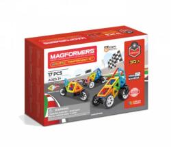 Clics Toys Set magnetic de construit- Magformers Vehicule, 17 piese (clic-707019) Jucarii de constructii magnetice