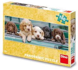 Dino Puzzle panoramic Catelusi, 150 piese - DINO TOYS (38429) Puzzle