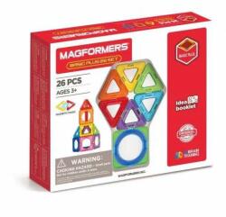 Clics Toys Set magnetic de construit- Magformers Basic Plus, 26 piese (clic-715014) Jucarii de constructii magnetice