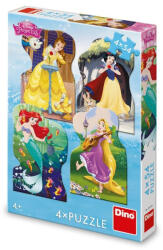 Dino Puzzle Printese, 4x54 piese - DINO TOYS (38413)