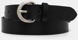 Calvin Klein Jeans bőr öv fekete, női, LV04K7008G - fekete 80