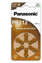 Panasonic PR312 cink-levegő elem (6 db / csomag, PR41) (PR-312(41)/6LB)