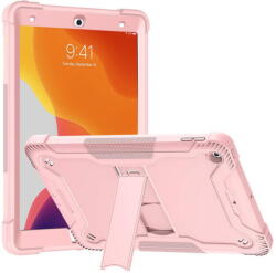 Techsuit Husa + folie tableta iPad 10.2 (2019/2020/2021), Antisoc si Anti-zgarieturi, Techsuit Rugged TabShell, roz (KF2327012)