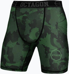 Octagon Férfi Octagon Camo Forest khaki színű kompressziós rövidnadrág