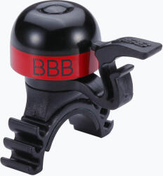 BBB Cycling MiniFit fekete / piros kerékpáros csengő