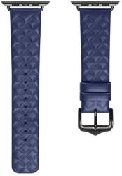 Dux ducis Apple Watch Series 10 42mm Dux Ducis Pótszíj Egyedi Méret, 3d Rombusz, Sötétkék