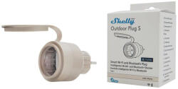 Shelly Outdoor Plug S Gen3, Wi-Fi + Bluetooth, Matter kompatibilis kültéri okoskonnektor