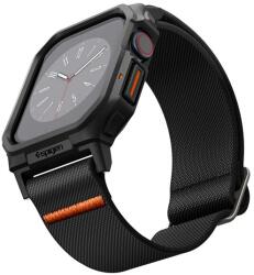 Spigen Apple Watch Series 10 42 mm SPIGEN LITE FIT PRO Pótszíj Egyedi Méret, Ütésállóság + Szilikon keret, Fekete