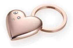 TROIKA Kulcstartó, SWAROVSKI® kristályokkal, TROIKA, "Girls Best Friend Rosy" Shiny (TROKR1532RG) - primatinta