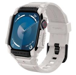 Spigen Apple Watch Series 10 46 mm SPIGEN RUGGED ARMOR PRO Pótszíj Egyedi Méret, Ütésállóság + Szilikon Keret, Bézs (ACS08607)