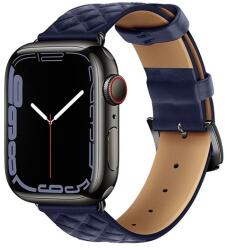 Hoco Apple Watch Series 10 46mm Hoco Wa18 Pótszíj Egyedi Méret, 3d Rombusz, Sötétkék