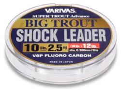 VARIVAS Big Trout Shockleader Fluorocarbon VSP 30m 0, 285mm 12lbs előkezsinór